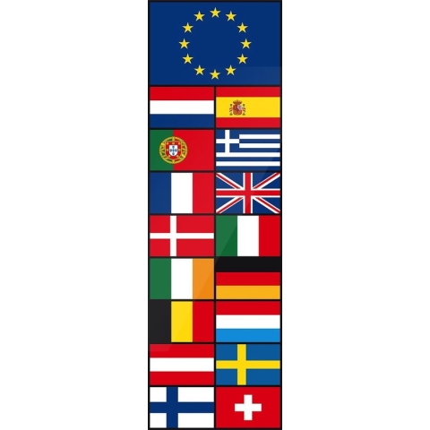 Banier Meerlandenbanier Europa - 240x90cm - Polyester