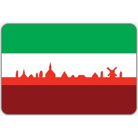 Vlag Gieterveen - 150 x 225 cm - Polyester