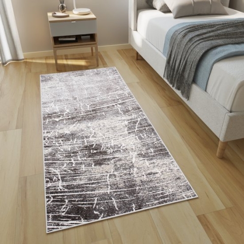 Tapiso Nil Tapijtloper Abstract Modern Loper Carpet Vloerkleed Maat- 100x350