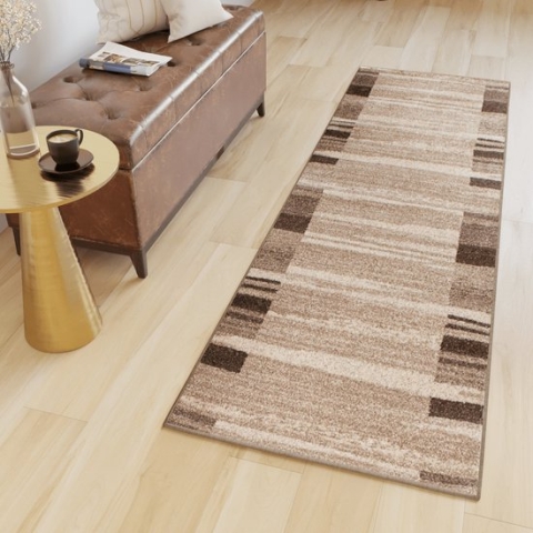 Tapiso Sari Tapijt Loper Woonkamer Gang Vloerkleed Kleed Maat- 90x800