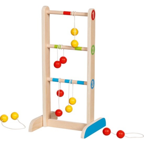 Spel: TAFELLADDER GOLF 16x15x32,5cm, 7-delig, hout, 4+