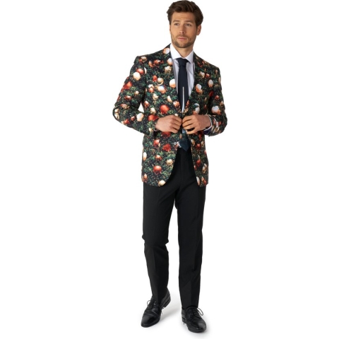 OppoSuits Shine Pine - Heren kostuum - Kerstpak - Kerst - Maat EU 50