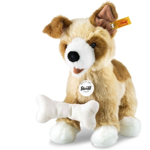 Steiff Rico Hond 25cm, blond/bruin