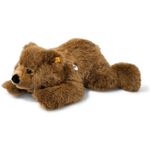 Steiff knuffel bruine beer Urs, bruin gevlekt