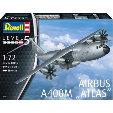 1:72 Revell 03929 Airbus A400M "Luftwaffe" (Atlas) Plastic Modelbouwpakket