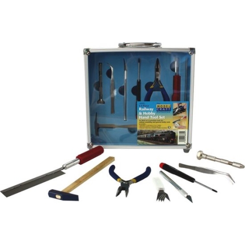 ModelCraft PTK1013 13 Pce Railway & Hobby Hand Tool Set Gereedschap