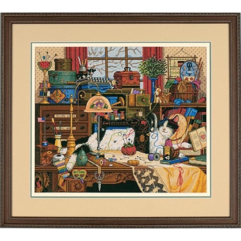 Dimensions Gold Collection Maggie the Messmaker borduren (pakket)
