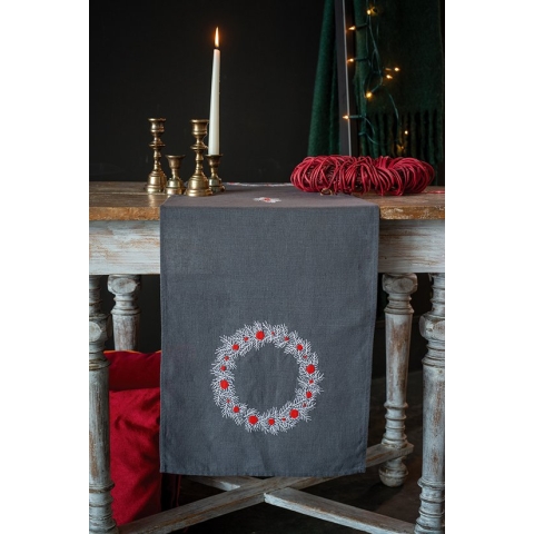 Vervaco - Loper kit Kerstmotiefjes - PN-0162099