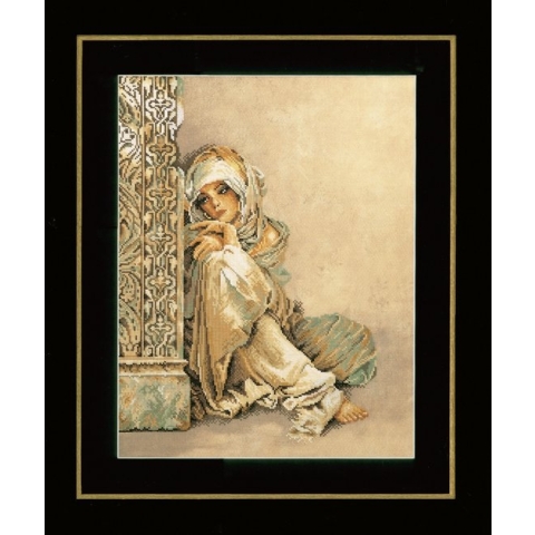 Lanarte borduurpakket Arabische vrouw pn-008001 borduren Telwerk