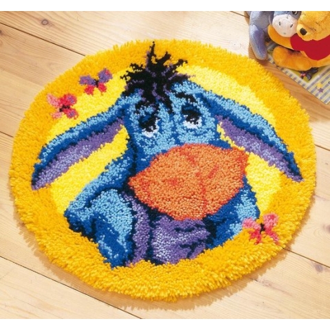 Knoopvormtapijt kit Disney Eeyore - Vervaco - PN-0014706