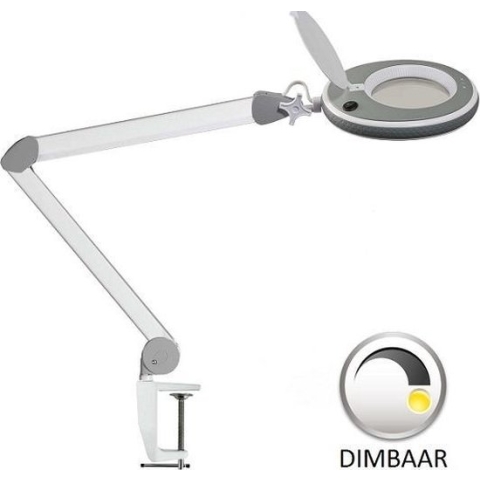 Loeplamp-LUMENO-statief-3 dioptrie-dimbaar