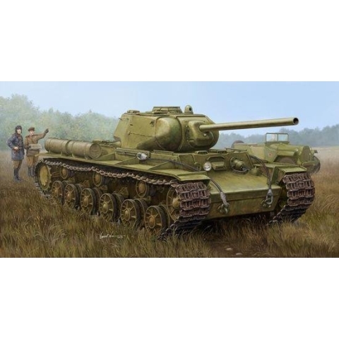 The 1:35 Model Kit of a Soviet KV-1S/85 Heavy Tank.

Plastic Kit 
Glue not included
Dimension 234 *94 mm
430 Plastic Parts
The manufacturer of the kit is Trumpeter.This kit is only online available.