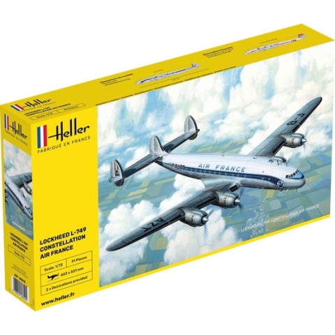1:72 Heller 80310 L-749 Constellation A.F. Plastic Modelbouwpakket