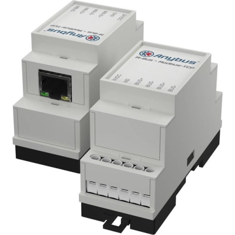 Busmodule RJ-45 Anybus M-Bus/Modbus-TCP-RJ45 Gateway 20 M-Bus Slaves Voedingsspanning (num): 24 V/DC