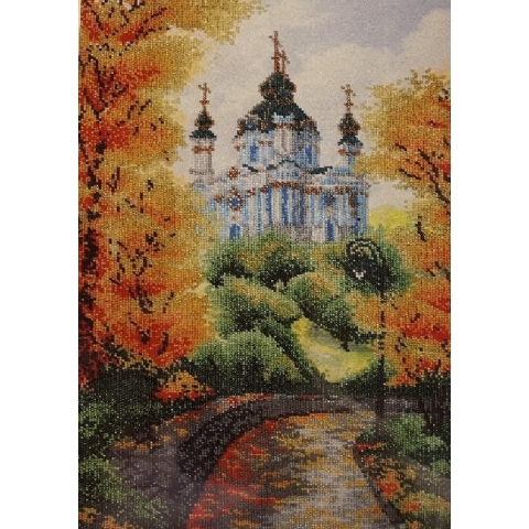 BORDUURPAKKET met kralen/parels - Autumn Kiev - Herfst in Kiev - VDV