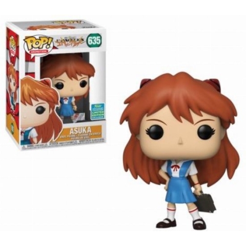 Funko Pop Animation 635 Neon Genesis Evangelion Asuka Uniform 2019 SDCC Convention