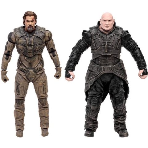 Dune: Part Two Action Figure 2-Pack Gurney Halleck & Rabban 18 cm