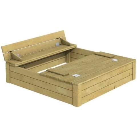 Houten Zandbak Tommy Deluxe XL 150x120
