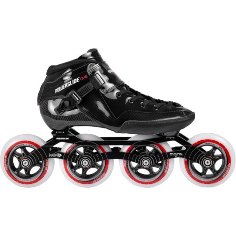 Powerslide Inlineskates - Maat 42 - Unisex - zwart/rood/wit
