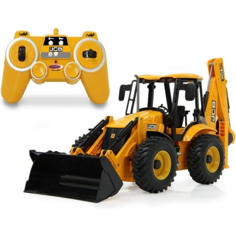 Jamara Jcb Graafmachine Backhoe Loader 1:20 Geel