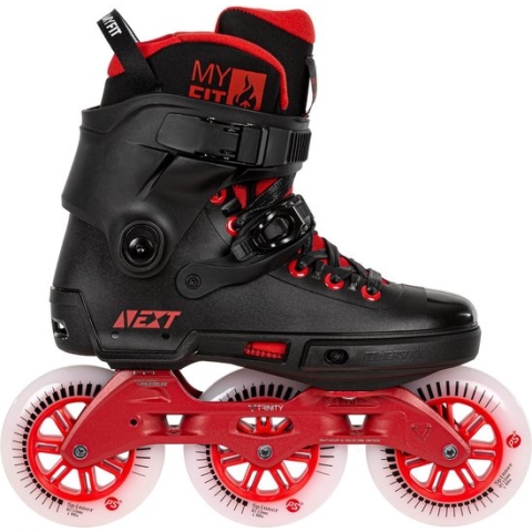 Powerslide Urban Next 110 Skate  Inlineskates - Maat 40/41 - Unisex - zwart - rood