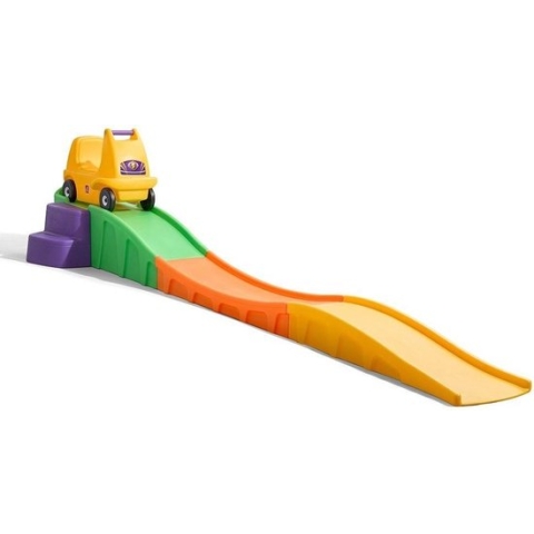 Step2 Up & Down Roller Coaster Speelgoed Achtbaan - Kinderachtbaan met loopauto - 3 meter achtbaan voor kinderen