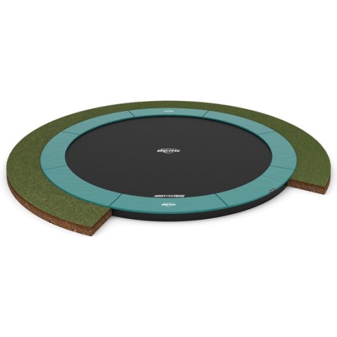 BERG Sport Flatground Trampoline Rond Champion Groen 380 cm 14+