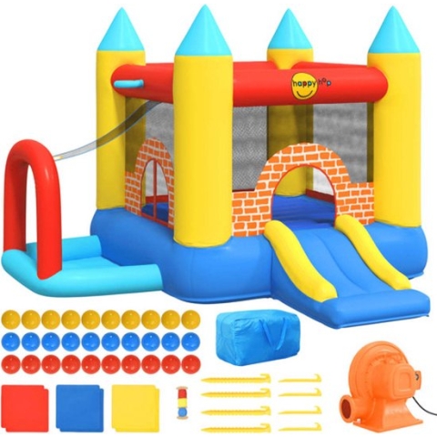 Happy Hop Springkussen met glijbaan 300x280x202 cm PVC