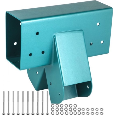 Dakta® Schommelverbinder Groen Schommelkoppeling 4,5 kg Schommelwandverbinder Gemaakt van Ijzer en Poedercoating met A-Vormige Constructie en Stabiele Ontwerpdetails voor 4x4" Poten en 4x6" Bovenbalk
