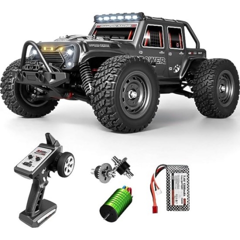 Nince Bestuurbare Auto - RC Auto - Speelgoed Auto - 70km/h - bestuurbare auto voor buiten - Speelgoed - Zwart - Sinterklaas Cadeau