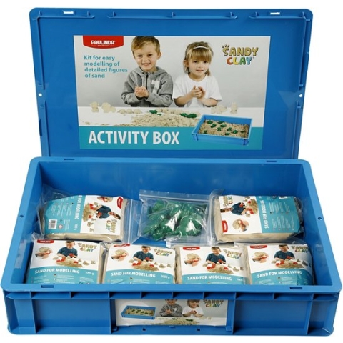 Sandy Clay - Speelzand met Tafelzandbak - 40x60 cm - 6kg