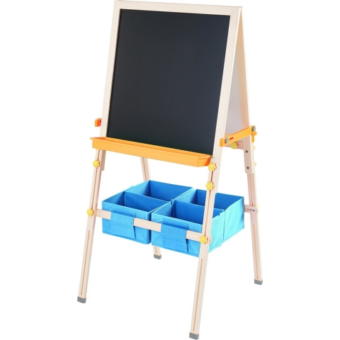 Teamson Kids Schildersezel Voor Kinderen - Kinderspeelgoed - 3-in-1 Ontwerp - Blauw/Hout