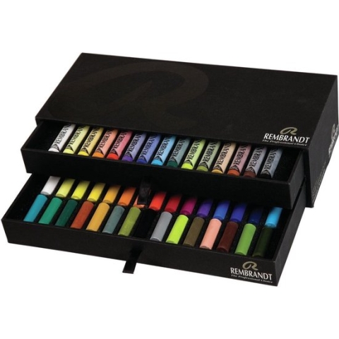 Rembrandt softpastels 15 heel 30 half