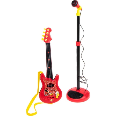Minnie Mouse Microfoon & Gitaarset - Speelgoedinstrument