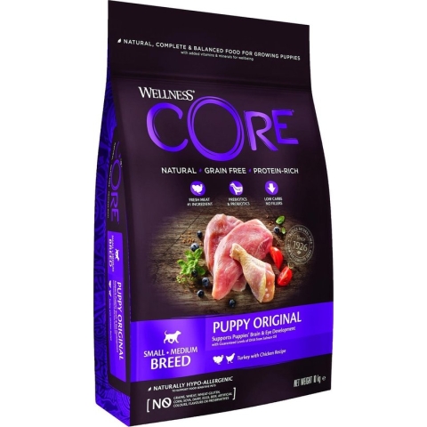 Wellness Core Grain Free Puppy Kalkoen & Kip - Hondenvoer - 10 kg