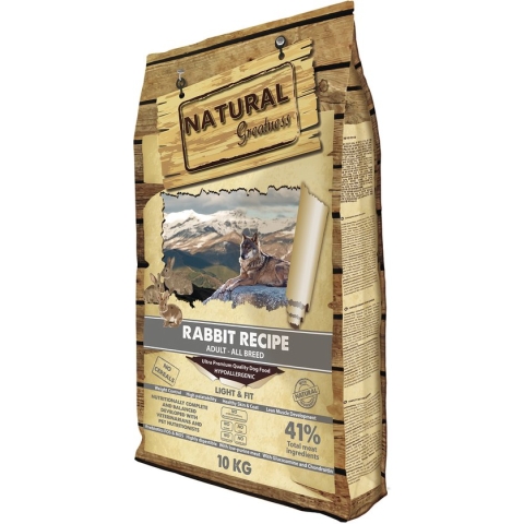 Natural greatness rabbit light & fit recipe - 10 KG