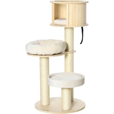 PawHut Drie niveaus krabpaal D30-414V01