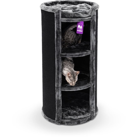 Petrebels Superdome 100 Krabton voor katten -  Pepper - 49 x 49 x 100 cm