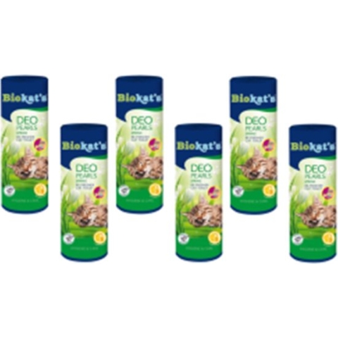 6x Biokat's Deo Pearls Spring - Kattenbakverfrisser - 700g