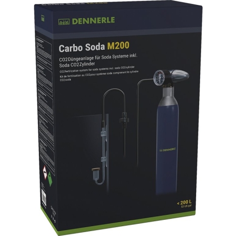 Dennerle Carbo Soda M200 - Aquarium CO2 systeem met sodafles - Voor Aquaria tot 200 Liter