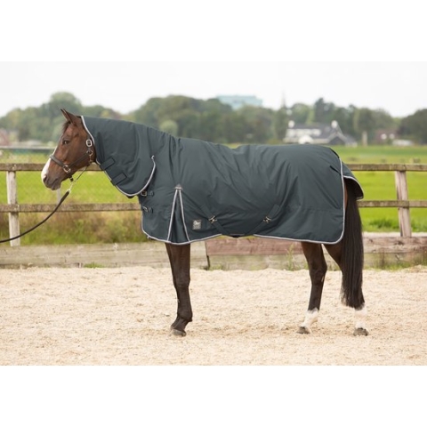 Harry's Horse Deken Thor Met Hals 200gr Grijs - 155/205