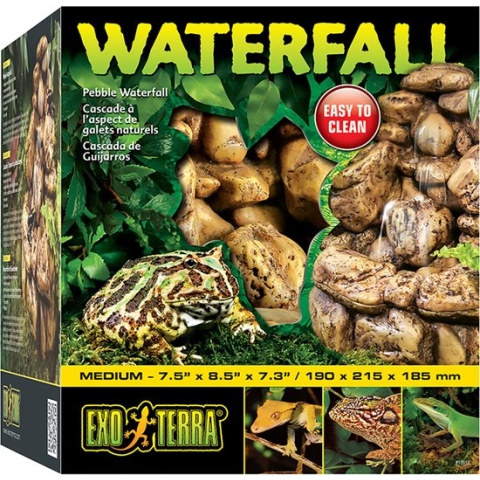 Exo Terra Pebble waterfall - Terrarium decoratie - Medium - 19 x 21,5 x 18,5 cm