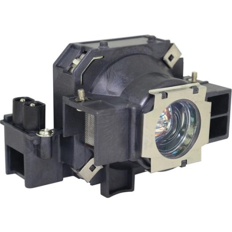 Beamerlamp geschikt voor de EPSON POWERLITE 765C beamer, lamp code LP32 / V13H010L32. Bevat originele P-VIP lamp, prestaties gelijk aan origineel.