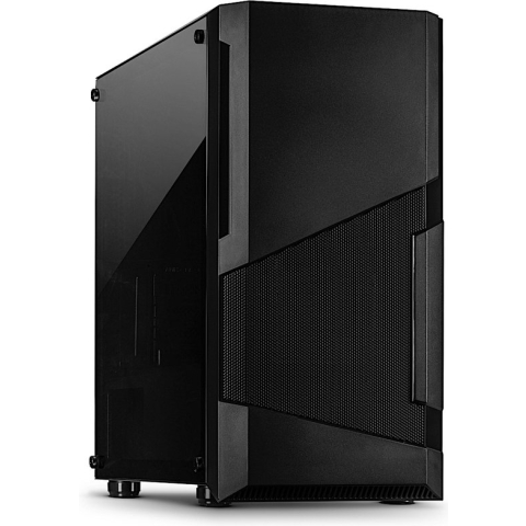 Inter-Tech SM-007 Enforcer, Tower, PC, Zwart, Mini-ITX, uATX, 15,5 cm, 31 cm