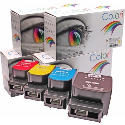 Set 4x Colori huismerk toner geschikt voor Lexmark C540 C540N C543 C543DN C544 C544DN C544DTN C544DW C544N C546 C546DTN X543 X543DN X544 X544DN X544DTN X544DW X544N X546 X546DTN X548 X548DE X548DTE