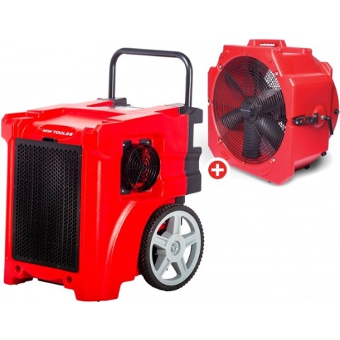 Set bouwdroger BDP50 + ventilator MV500PPL MW-Tools BDE50SETA