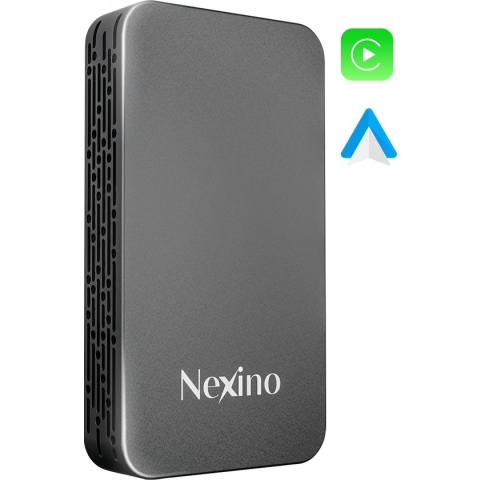 Nexino® Carplay Dongle - Voor Apple Carplay & Android Auto - Carplay Draadloos - Android Auto Dongle - CarlinKit 5.0 - Inclusief USB-A Kabel, USB-C Kabel & Nederlandse Handleiding - Beste uit de Test 2023 AppleTips