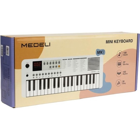 Medeli MK1-BK - Keyboard, 37 toetsen, zwart