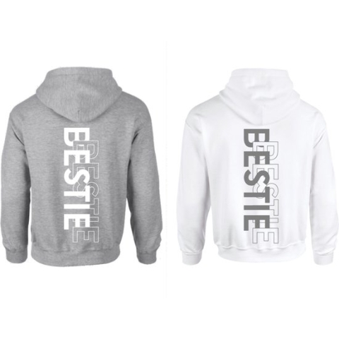 Hoodie set voor vriendinnen-Vriendschaps cadeau-Besties-Maat M