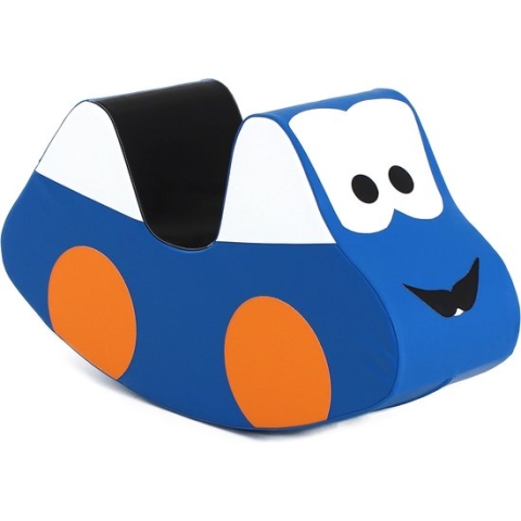 Soft Play Foam Schommel Auto Blauw